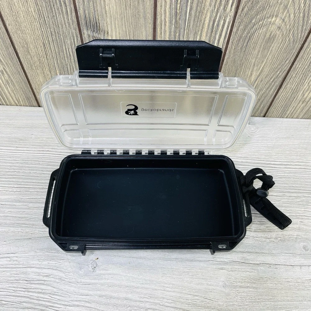 Waterproof Dry Box Watertight Storage Black Box, By Geckobrands